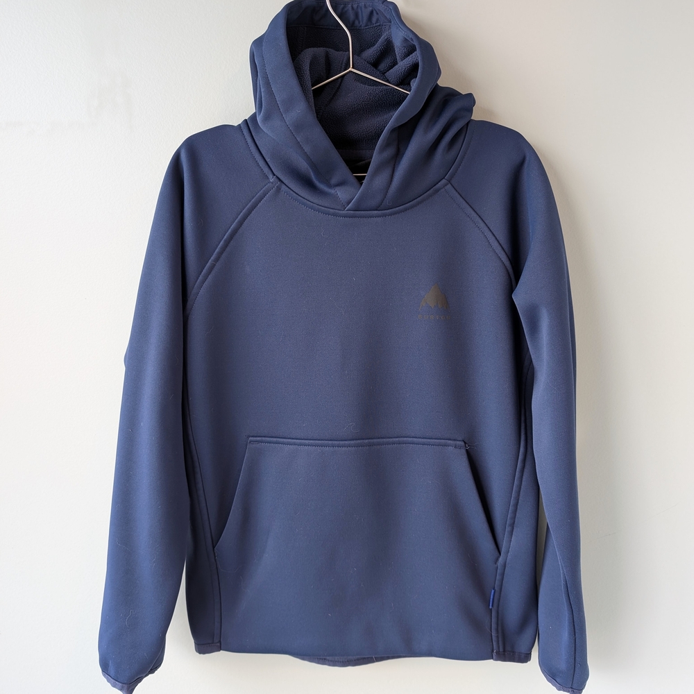 Burton Navy and Black Hooded Fleece Jacket